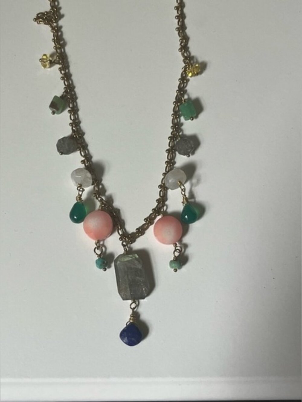Gemstone Gold Necklace